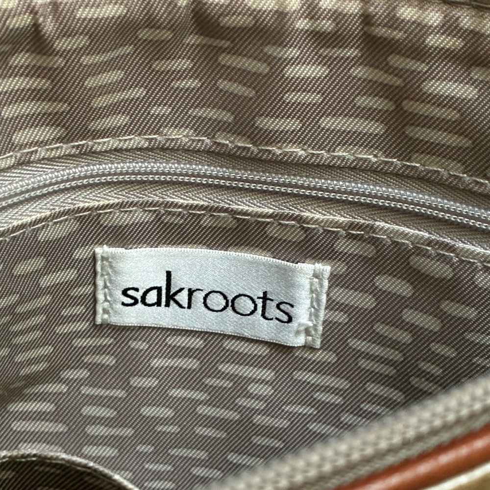 Sakroots Owl Crossbody Bag Shoulder Purse Coated Canvas- Adjustable Strap - Picture 8 of 10